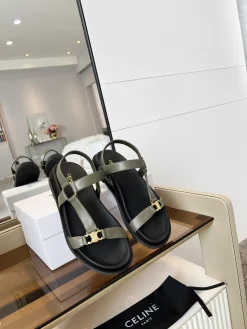 CELINE Sandals Calf Leather EU35-41 A80202608031707