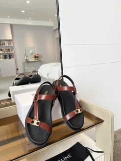 Alternative view of CELINE Sandals Calf Leather EU35-41 A80202608031711
