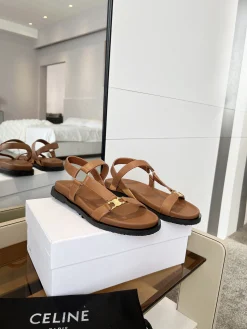 CELINE Sandals Calf Leather EU35-41 A80202608031712