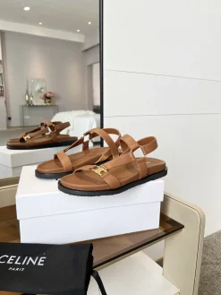 Alternative view of CELINE Sandals Calf Leather EU35-41 A80202608031712