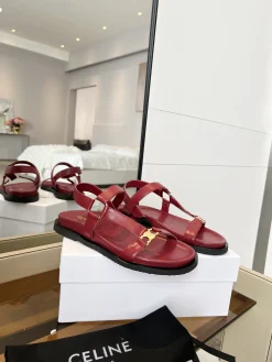 CELINE Sandals Calf Leather EU35-41 A80202608031713