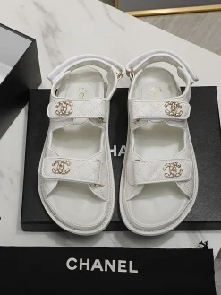 CELINE Sandals Leather & Fabric EU35-40 B20202608031123