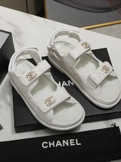 Alternative view of CELINE Sandals Leather & Fabric EU35-40 B20202608031123