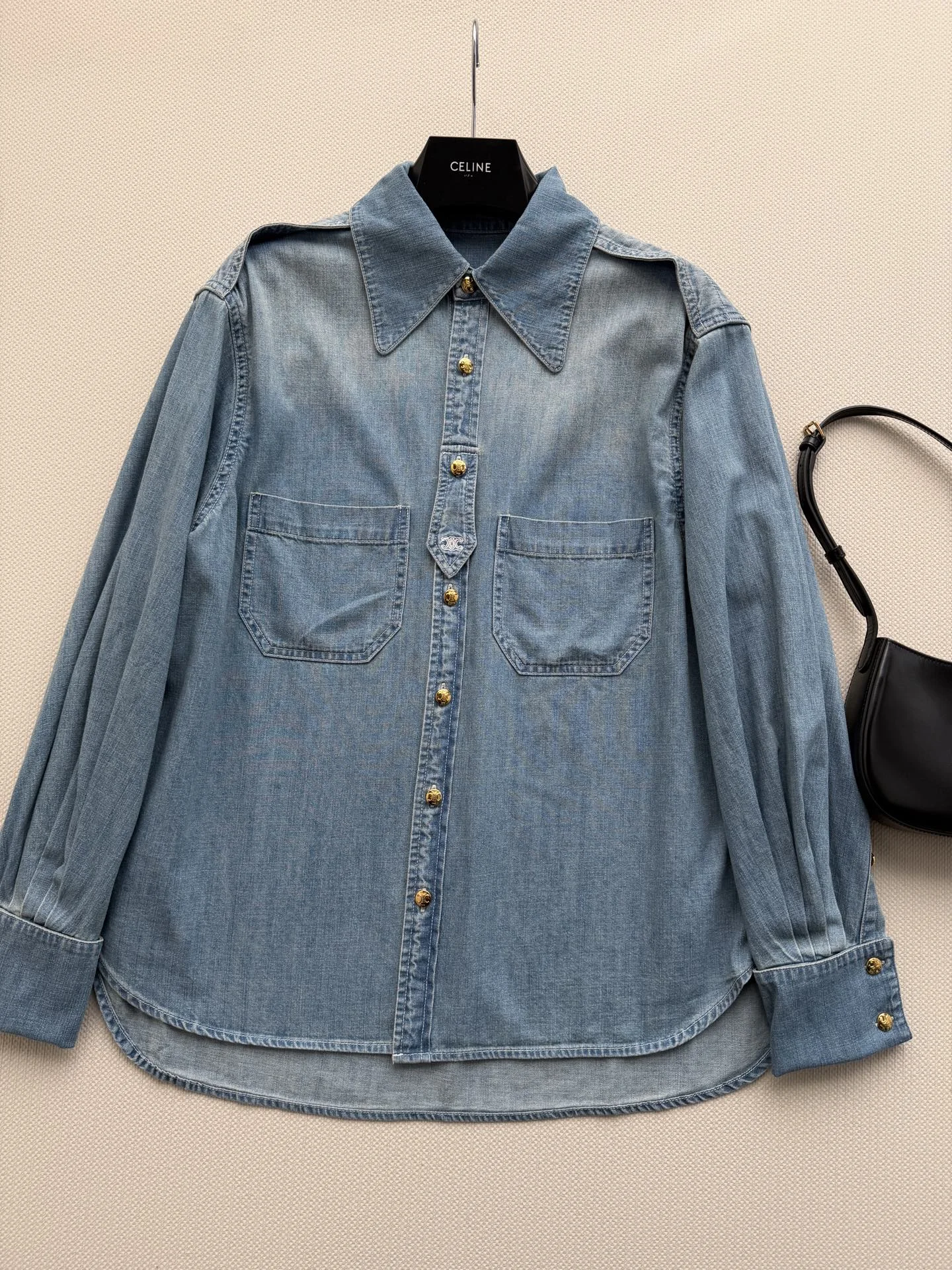 CELINE Shirts Denim S-L C15202608040530 - Image 3