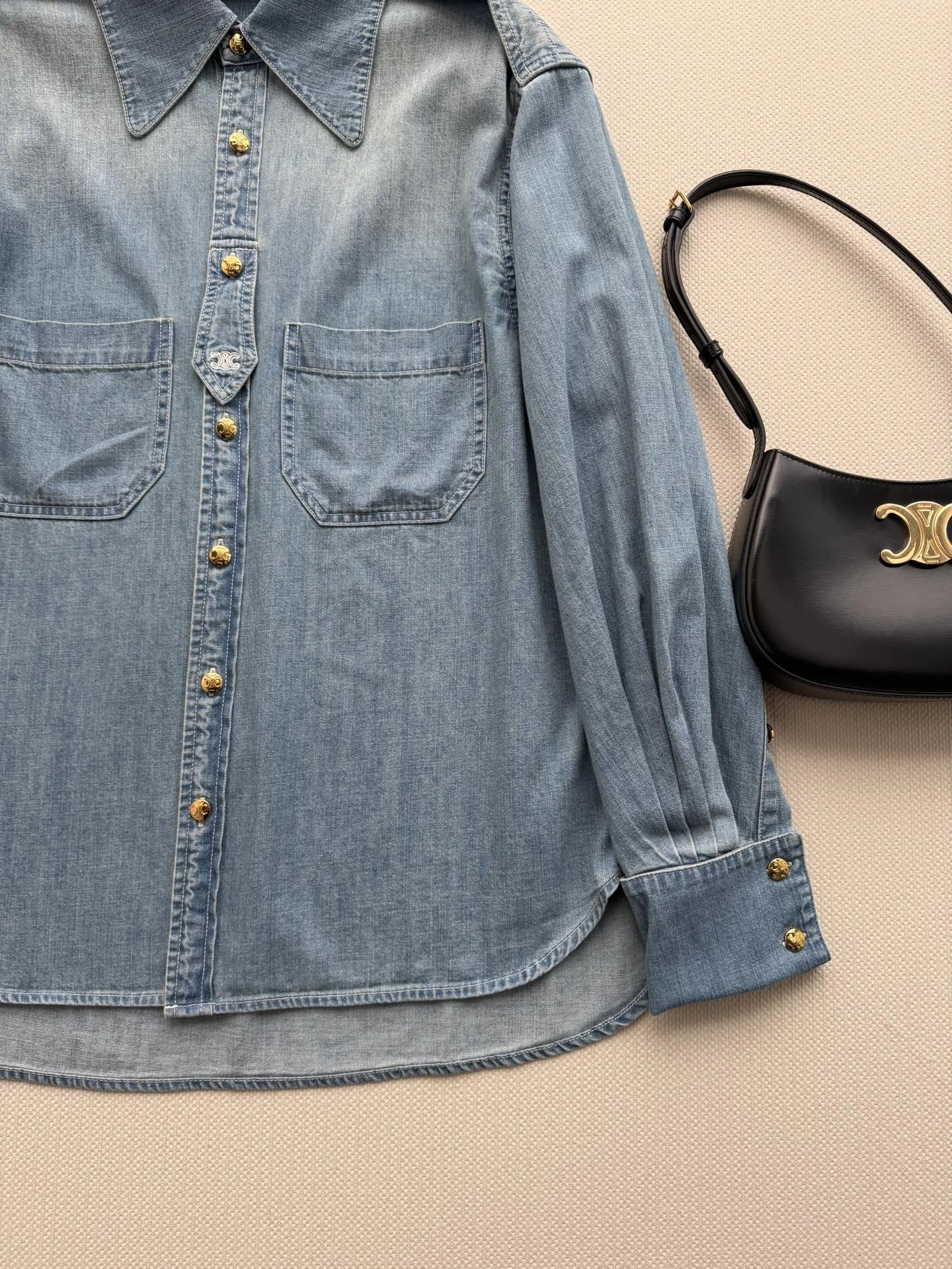 CELINE Shirts Denim S-L C15202608040530 - Image 4