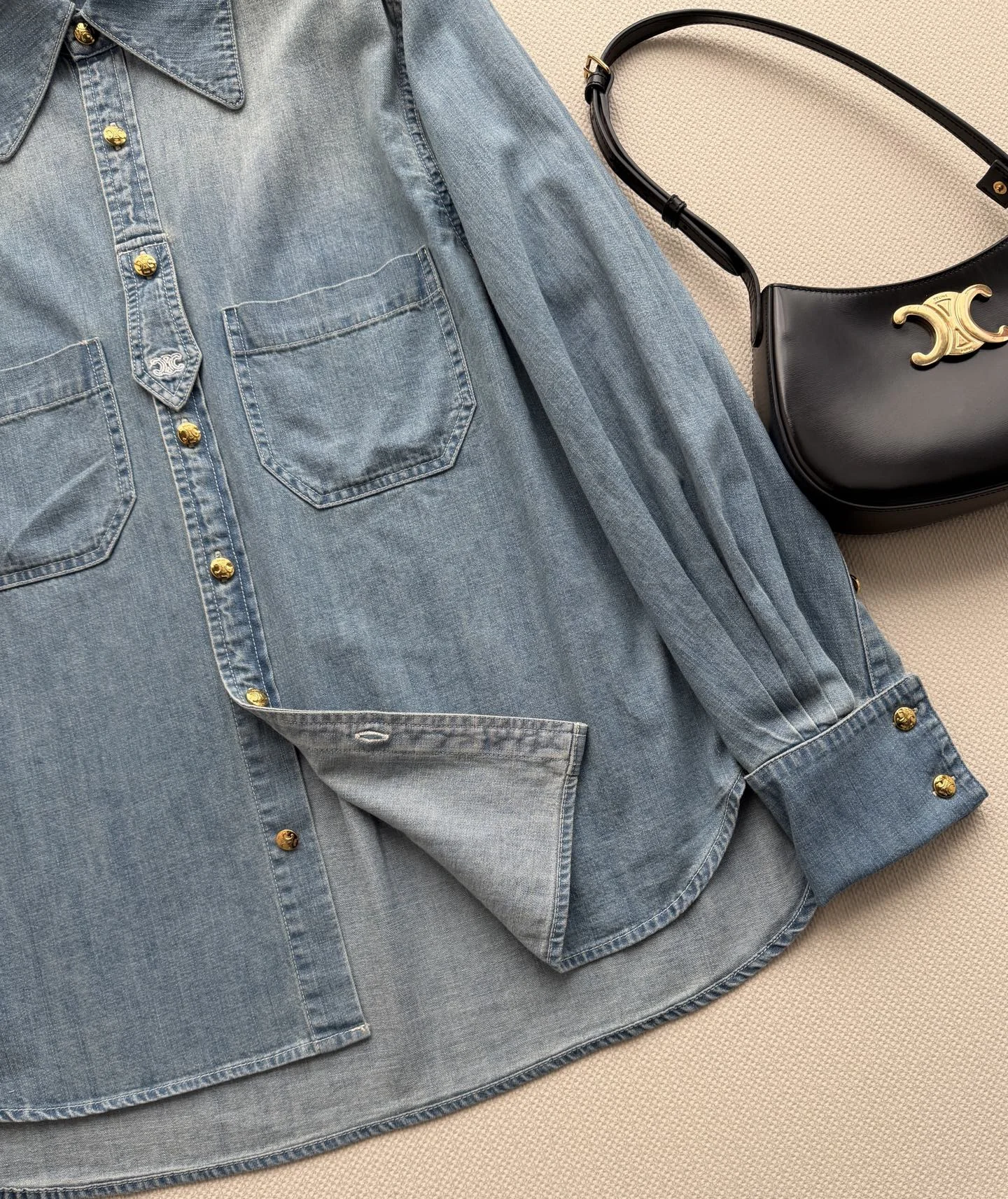 CELINE Shirts Denim S-L C15202608040530 - Image 5