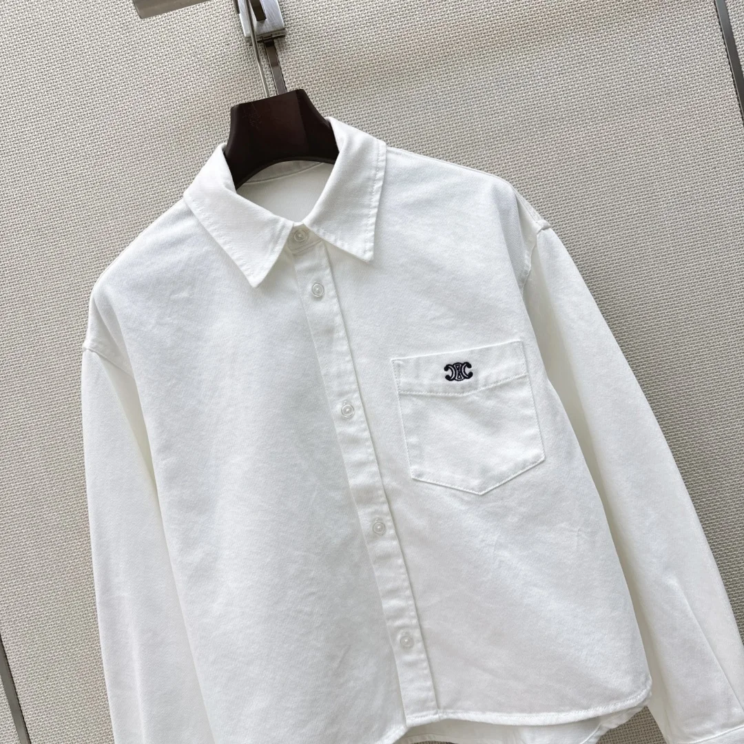 CELINE Shirts Denim S M L B55202608041347 - Image 2