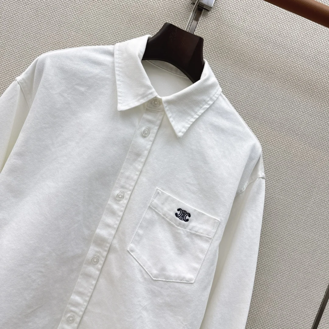 CELINE Shirts Denim S M L B55202608041347 - Image 3