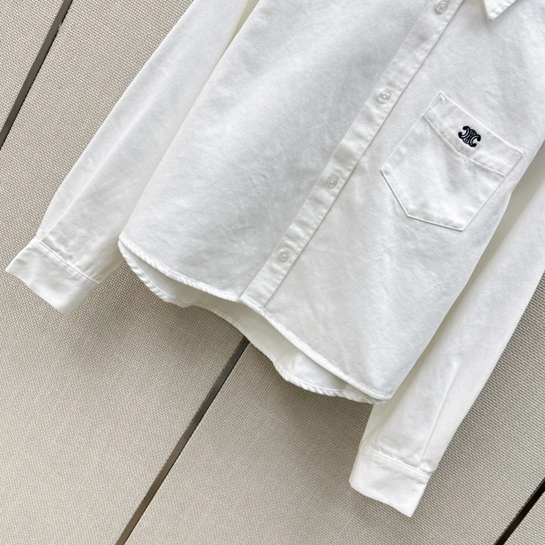 CELINE Shirts Denim S M L B55202608041347 - Image 5