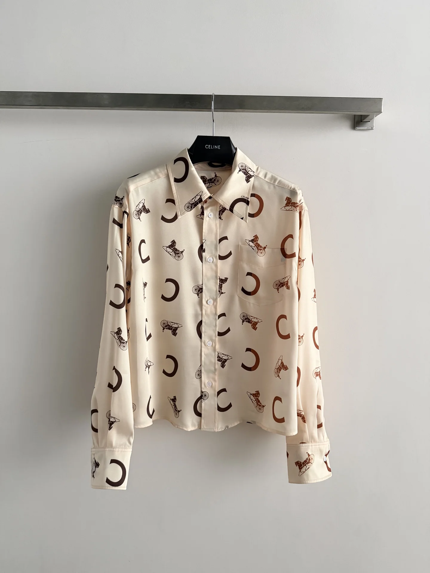 CELINE Shirts Silk S-L C25202608042500
