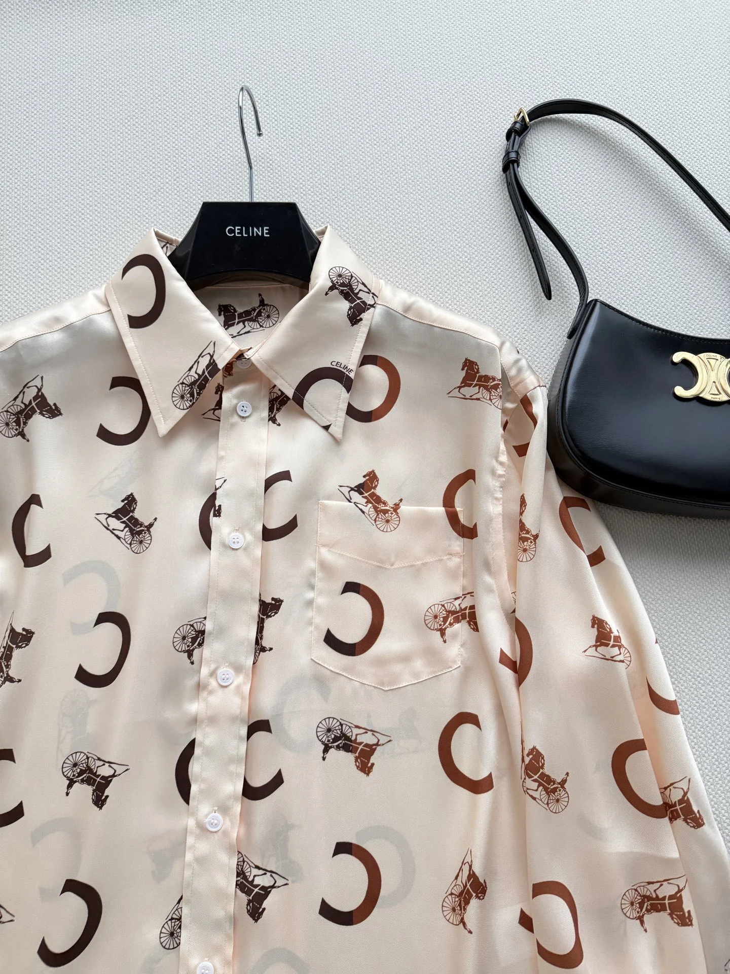 CELINE Shirts Silk S-L C25202608042500 - Image 4