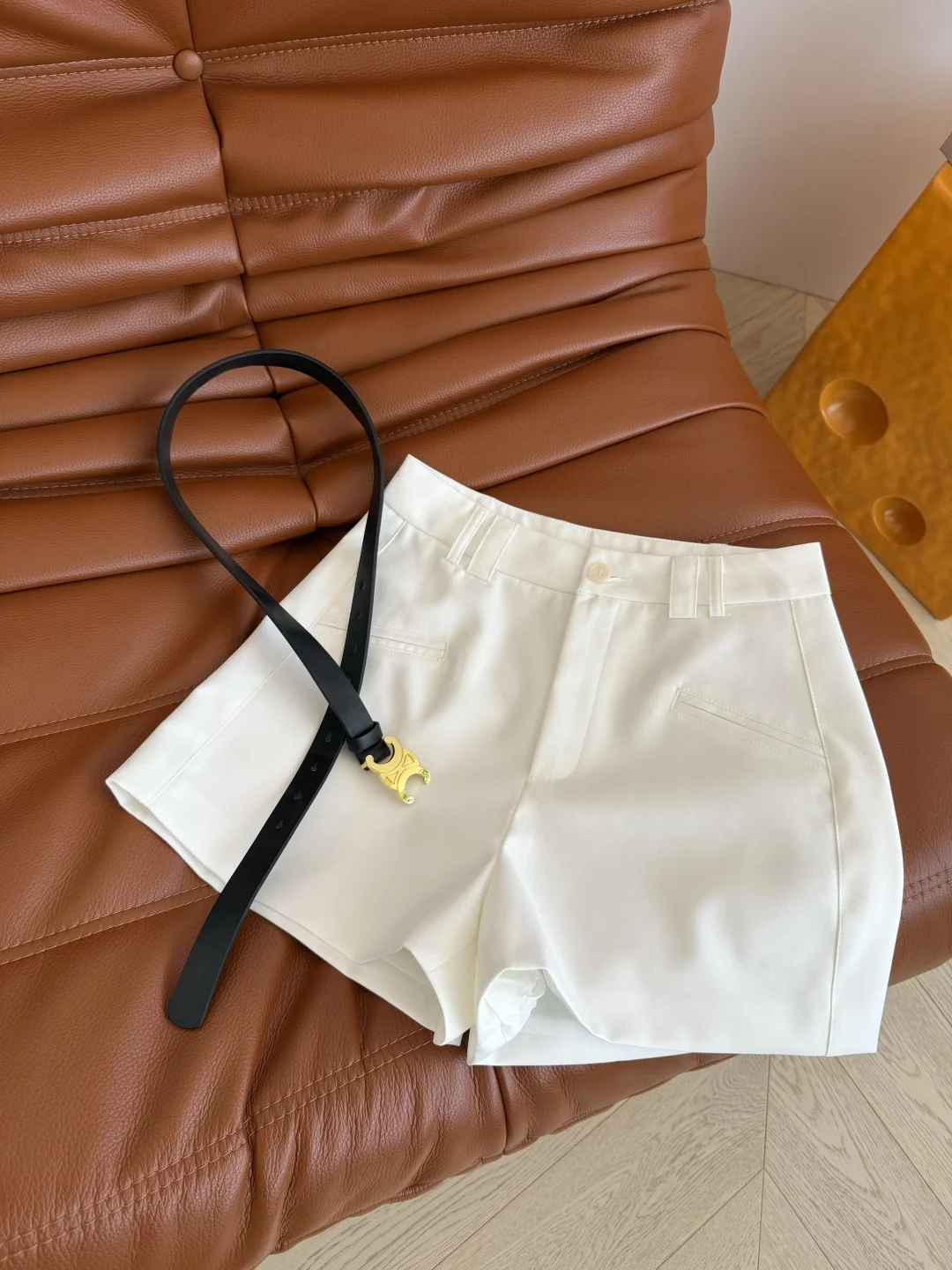 CELINE Shorts Cotton Blend S M L XL B15202608042420 - Image 4