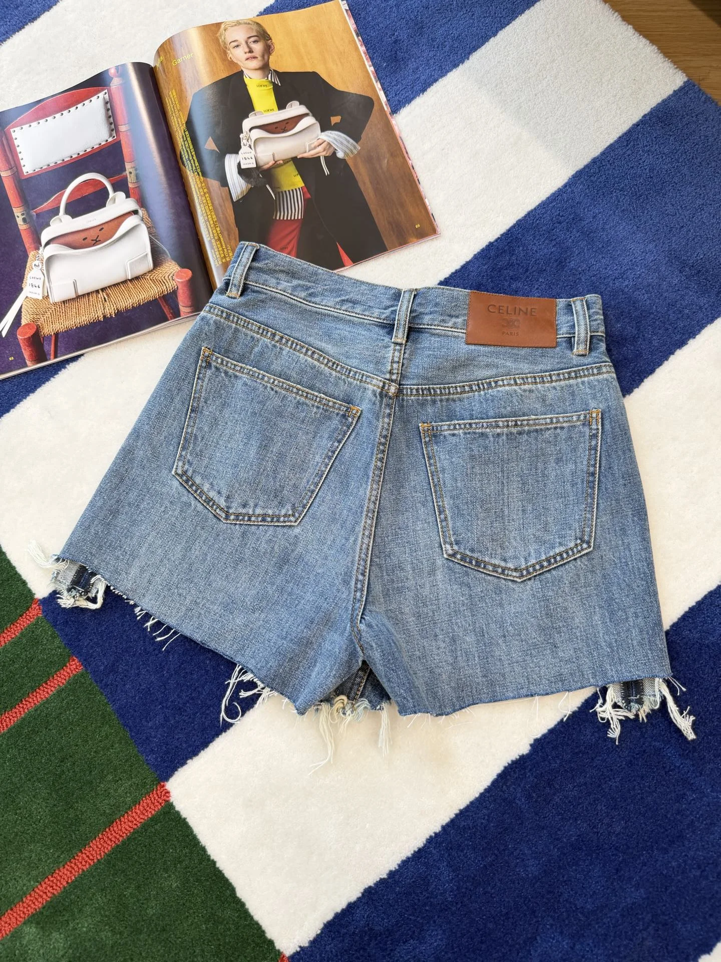 CELINE Shorts Denim S-M-L B85202608041777 - Image 5
