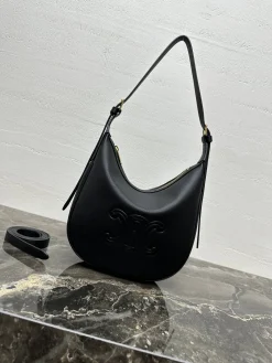 CELINE Shoulder Bags Calf Leather (Black) 24X21X7CM G80202608091221