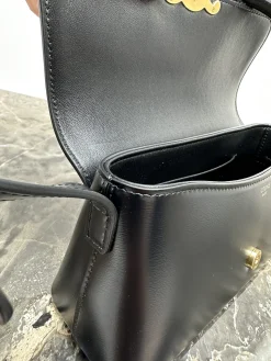 Alternative view of CELINE Shoulder Bags Calfskin Leather (Black-Gold) 24X11X8CM G00202608091230