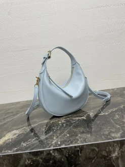 Alternative view of CELINE Shoulder Bags Calfskin Leather (Blue-Gold) 21X24X5CM G20202608091011