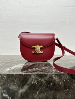 CELINE Shoulder Bags (Red-Gold) G80202608090169