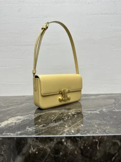 Alternative view of CELINE Shoulder Bags Stainless Steel (Yellow-Gold) One Size F80202608090425