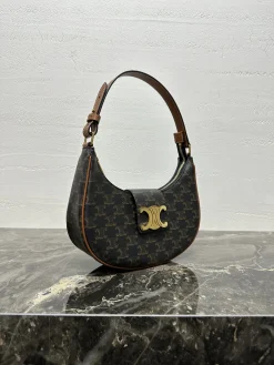Alternative view of CELINE Shoulder Bags Steel Hardware (Black-Gold) One Size E80202608091525