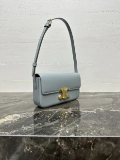 Alternative view of CELINE Shoulder Bags Steel Hardware (Blue-Gold) One Size F80202608090423