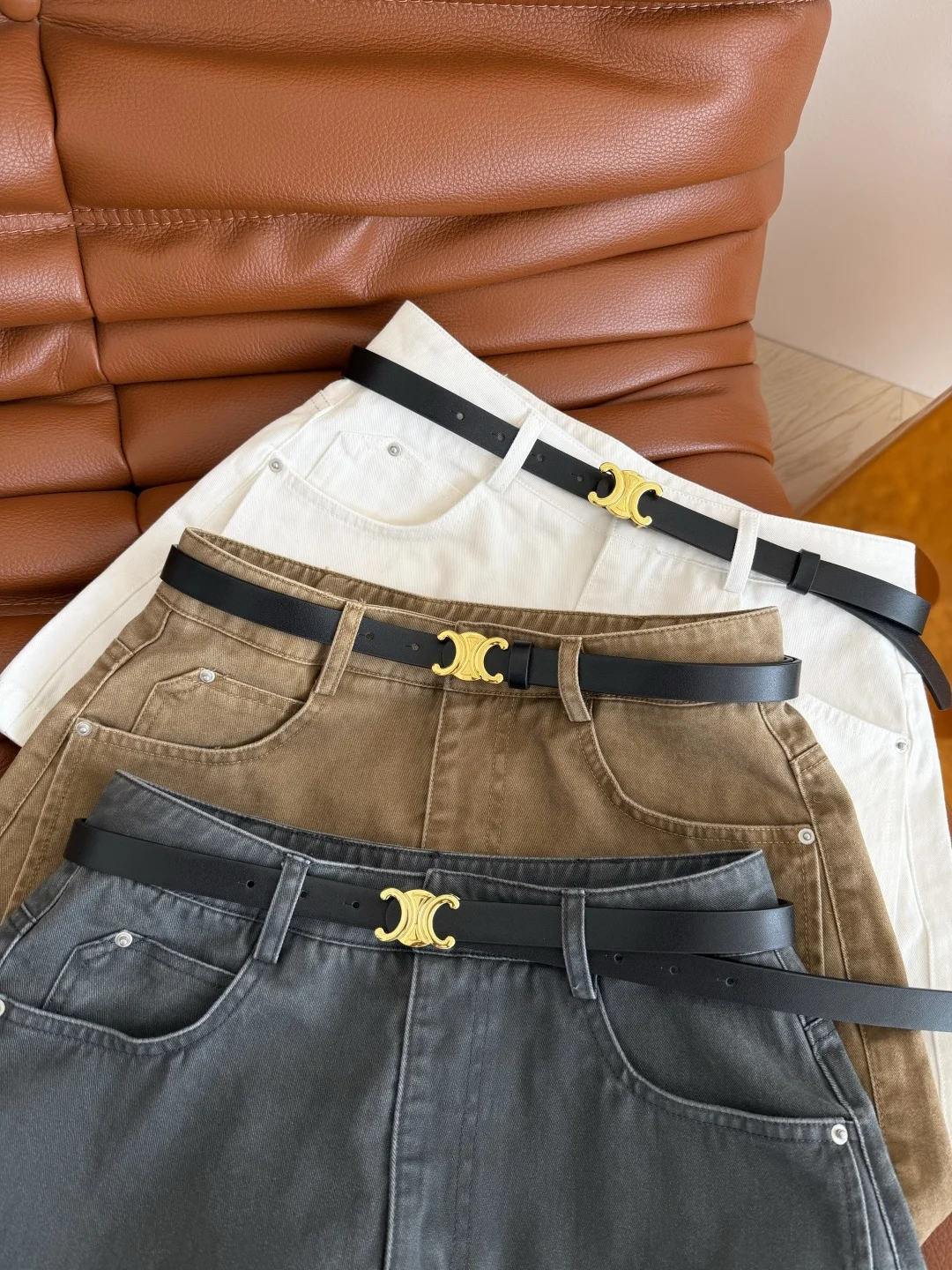 CELINE Skirts Denim Cotton S-L B15202608040836 - Image 2