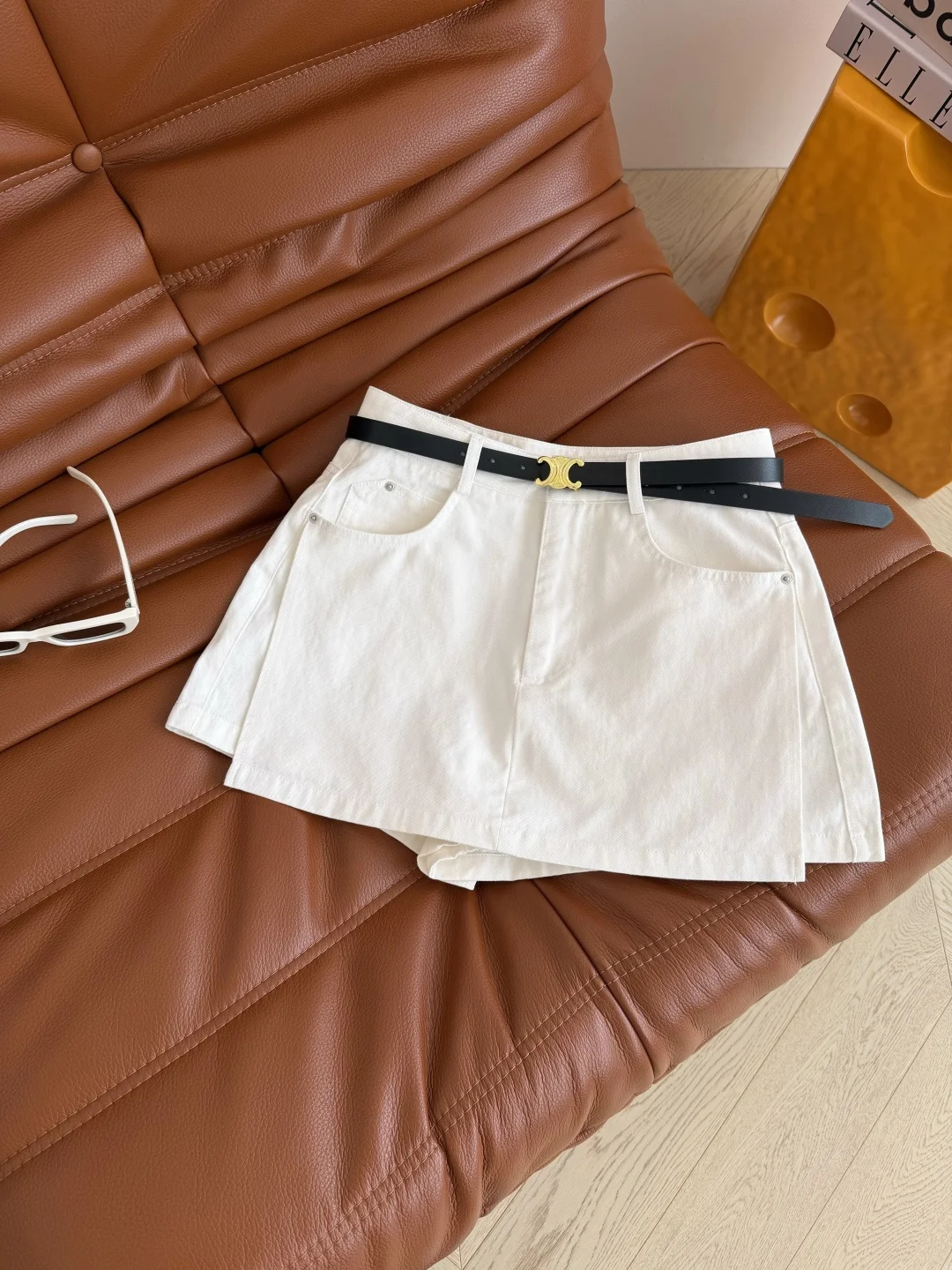 CELINE Skirts Denim Cotton S-L B15202608040836 - Image 3