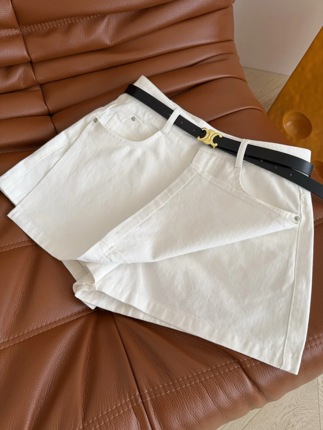 CELINE Skirts Denim Cotton S-L B15202608040836 - Image 4