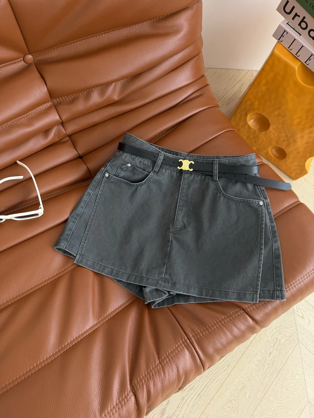 CELINE Skirts Denim Cotton S-L B15202608040836 - Image 7
