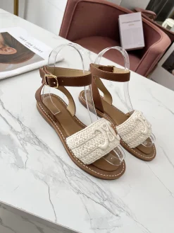 Alternative view of CELINE Slides Leather Rubber EU35-41 B40202608031098