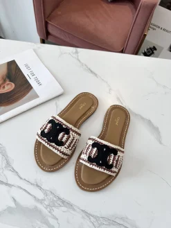 CELINE Slides Rubber & Leather EU35-41 B10202608031104