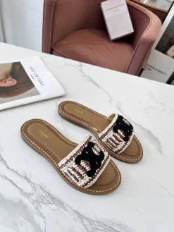 Alternative view of CELINE Slides Rubber & Leather EU35-41 B10202608031104
