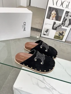 Alternative view of CELINE Slippers Calfskin Leather EU35-42 B00202608031092
