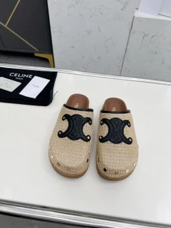 CELINE Slippers Lamb Leather EU35-41 B00202608031699