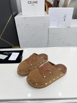 Alternative view of CELINE Slippers Suede Sheepskin EU35-41 B00202608031703