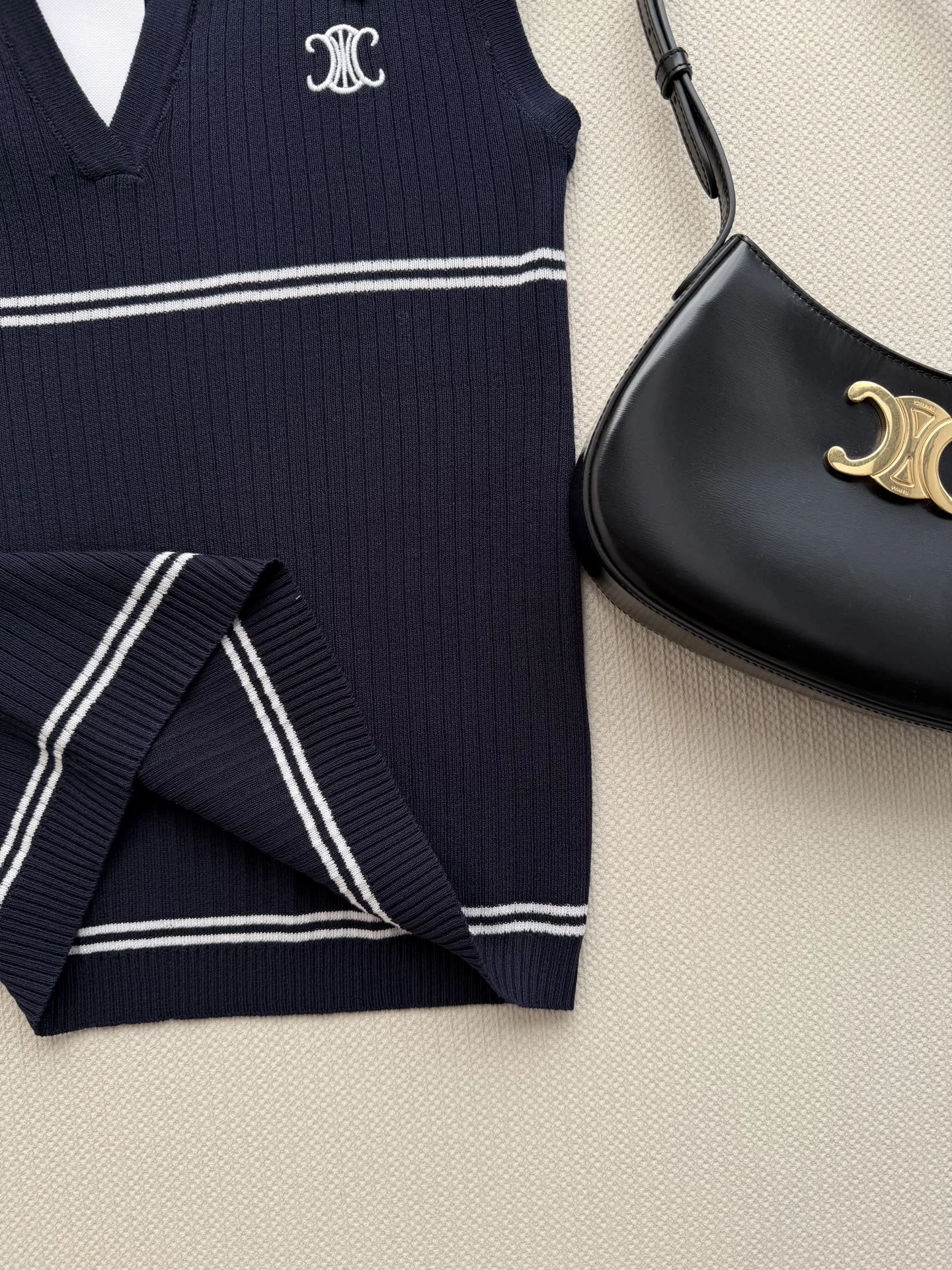 CELINE Sweaters Ribbed Knit S-M-L A75202608040521 - Image 5