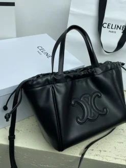 Alternative view of CELINE Totes Bags Calfskin Leather (Black) 22X17X15CM G80202608091557