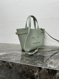 Alternative view of CELINE Totes Bags Grained Calfskin (Green) 20X21X10CM H00202608091565