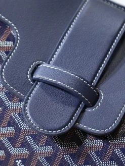 Alternative view of CELINE Totes Bags Leather (Blue-Brown) 25X16X34CM F50202608091206