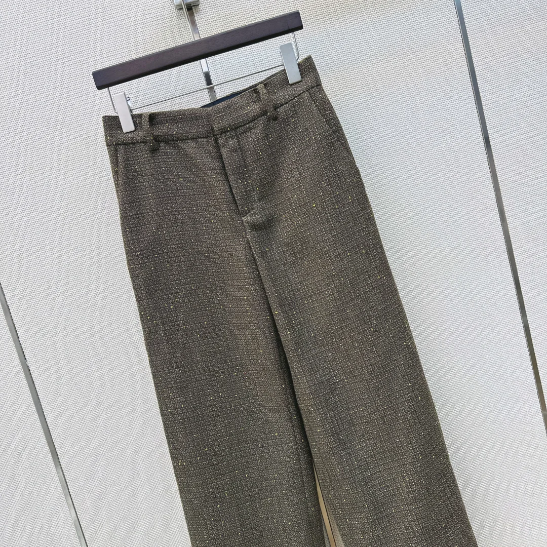 CELINE Trousers Wool S M L C05202608040684 - Image 2