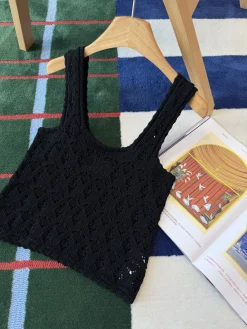 Alternative view of CELINE Vests Crochet S-L B45202608041769
