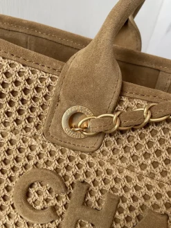 Alternative view of CHANEL Beach Bags Raffia (Beige-Gold) ONE SIZE G80202608071439