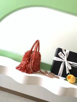 Alternative view of CHANEL Beach Bags Straw (Terracotta-Bronze) 13X19X7CM H50202608070639
