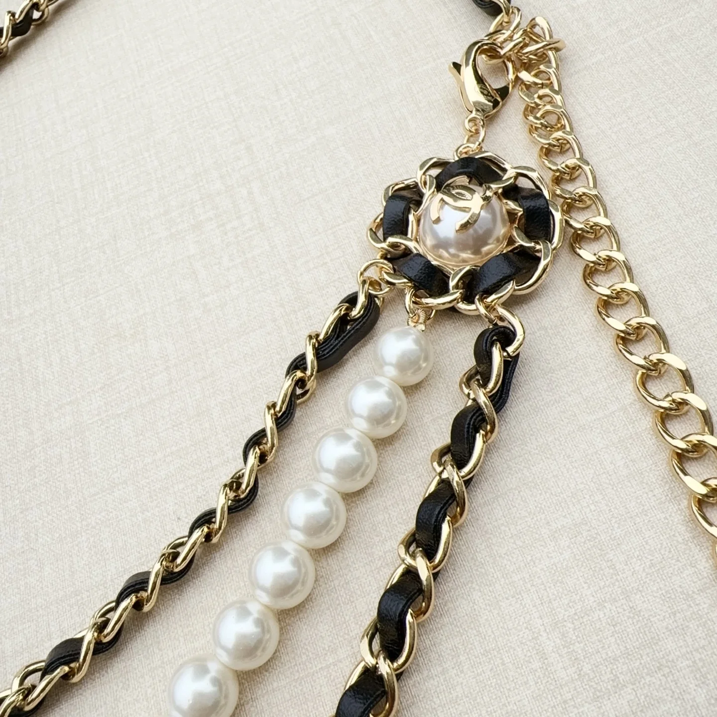 CHANEL Belts Pearl Copper One Size A90202608050471 - Image 6