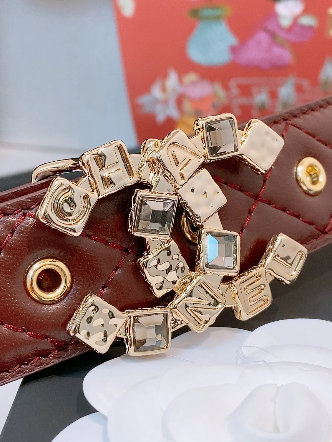 CHANEL Belts Quilted Lambskin 3.0cm Width A80202608050507 - Image 3