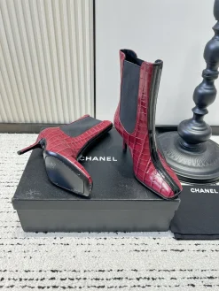 Alternative view of CHANEL Booties Calfskin Leather EU35-39 C90202608030330