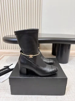 Alternative view of CHANEL Booties Stretchy Calfskin EU35-40 C50202608030594