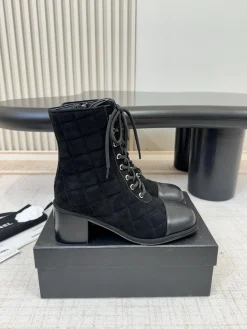 Alternative view of CHANEL Boots Lamb Leather EU35-40 D00202608030597
