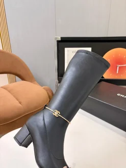 CHANEL Boots Leather EU35-40 C70202608033001