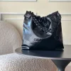 CHANEL Bucket Bags Calfskin Leather (Black) 35X37X7CM F00202608072065