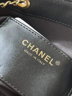 Alternative view of CHANEL Bucket Bags Caviar Leather (Black-Gold) 40X30X15CM G50202608073178